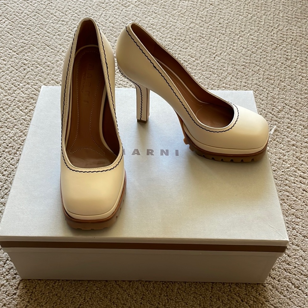 Marni Cream Scarpa Pumps size 6
